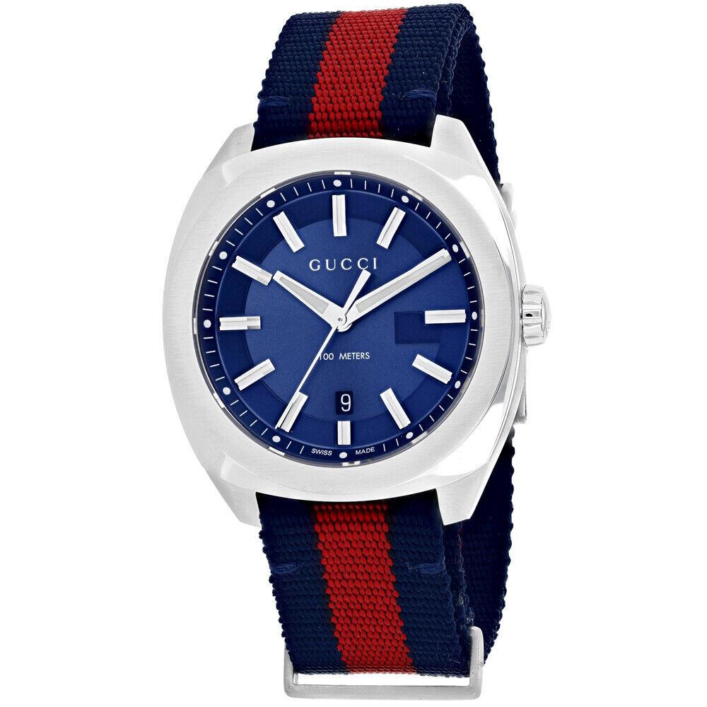 Gucci Men`s GG2570 Blue Dial Watch - YA142304