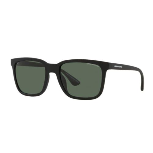 Armani Exchange AX4112SU 807871 Black Square Green Non-polarized 51mm Sunglasses