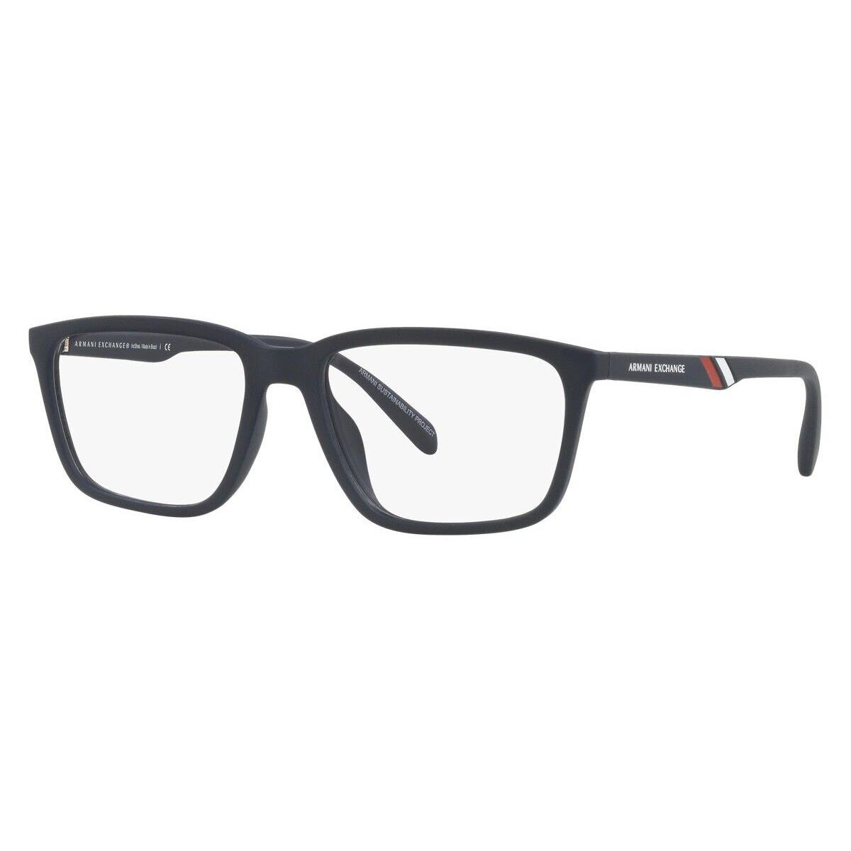 Armani Exchange Eyeglasses 0AX3089U 8181 Blue Frame 55MM Rx-able