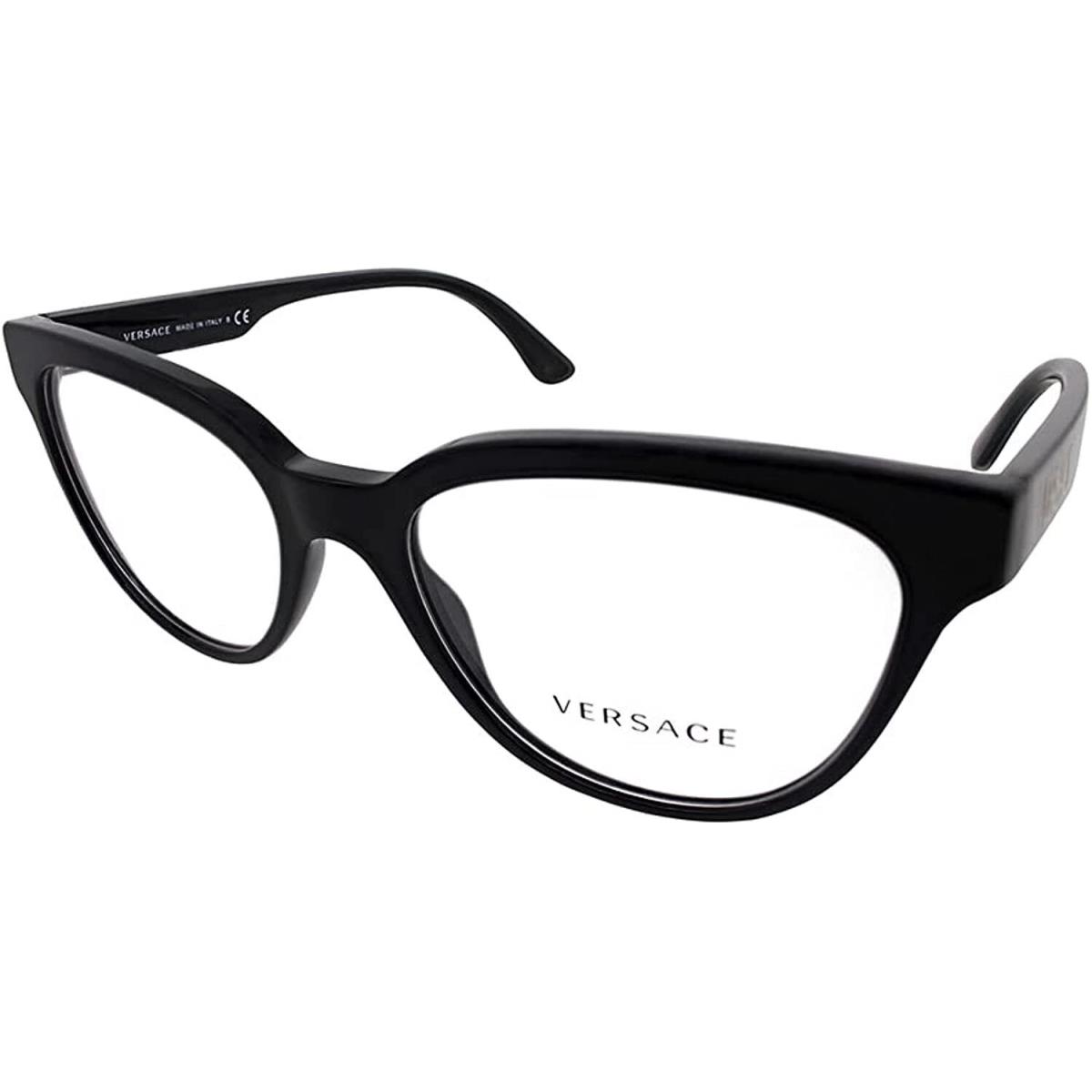 Versace Eyeglasses VE3315 GB1 54mm Black / Demo Lens