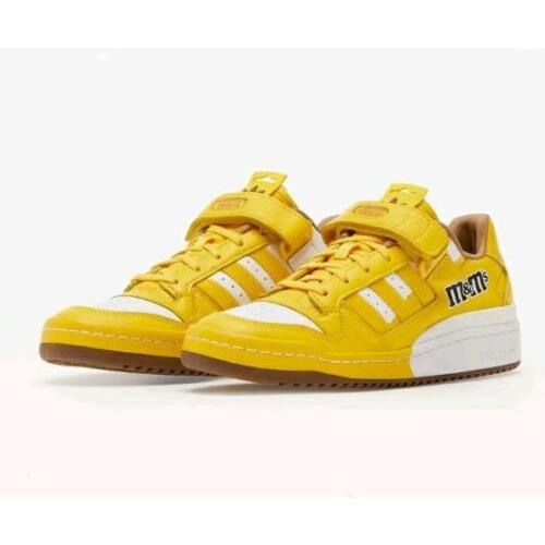 Adidas Forum Lo 84 Shoes M M`s Yellow White GY6317 Men`s Multi Size 10