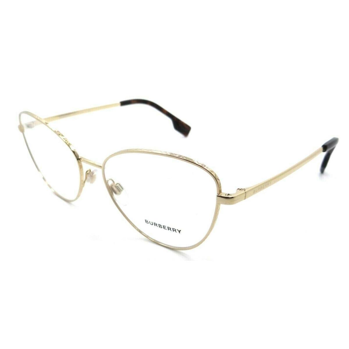 Burberry Eyeglasses Frames BE 1341 1017 55-16-140 Gold Made in Italy