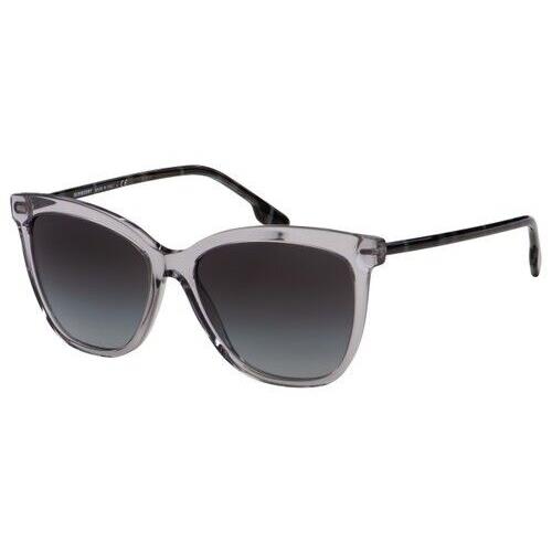 Burberry BE4308F 38558G Grey Square Women`s Sunglasses 56 mm