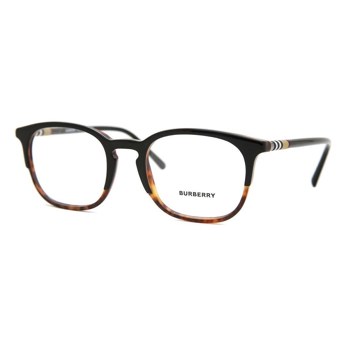 Burberry Eyeglasses BE2272F 3721 Black Havana Frames Rx-able 53MM - Black on Havana Frame