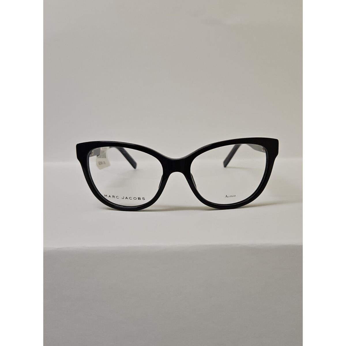 Marc Jacobs 115 807 Black Cat Eye Womens Full Rim Eyeglasses Frames 53 17-135