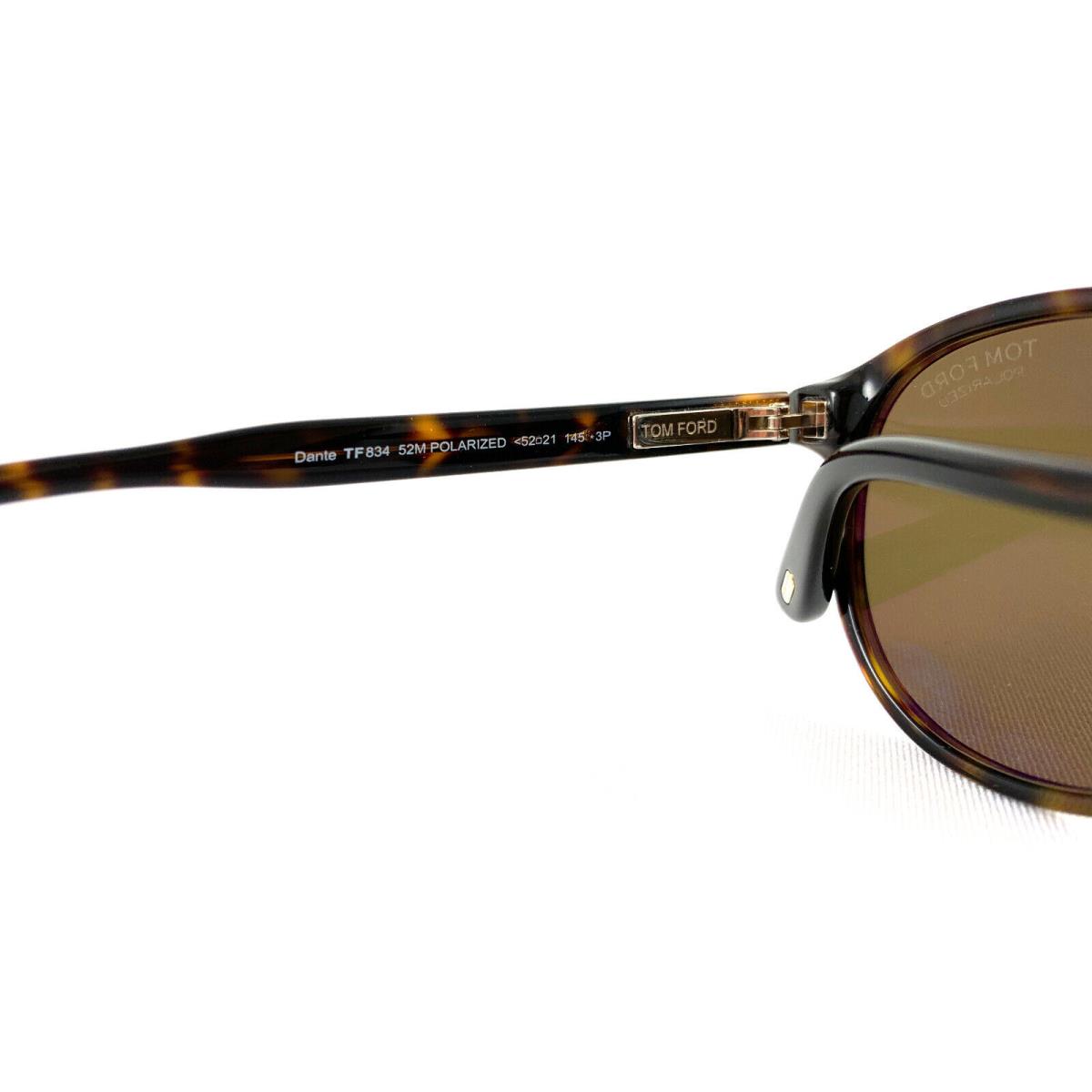 Tom Ford Sunglasses TF834 Dante 52M Tortoise Brown Polarized FT0834/S 52mm  - Tom Ford sunglasses - 026658822368 | Fash Brands