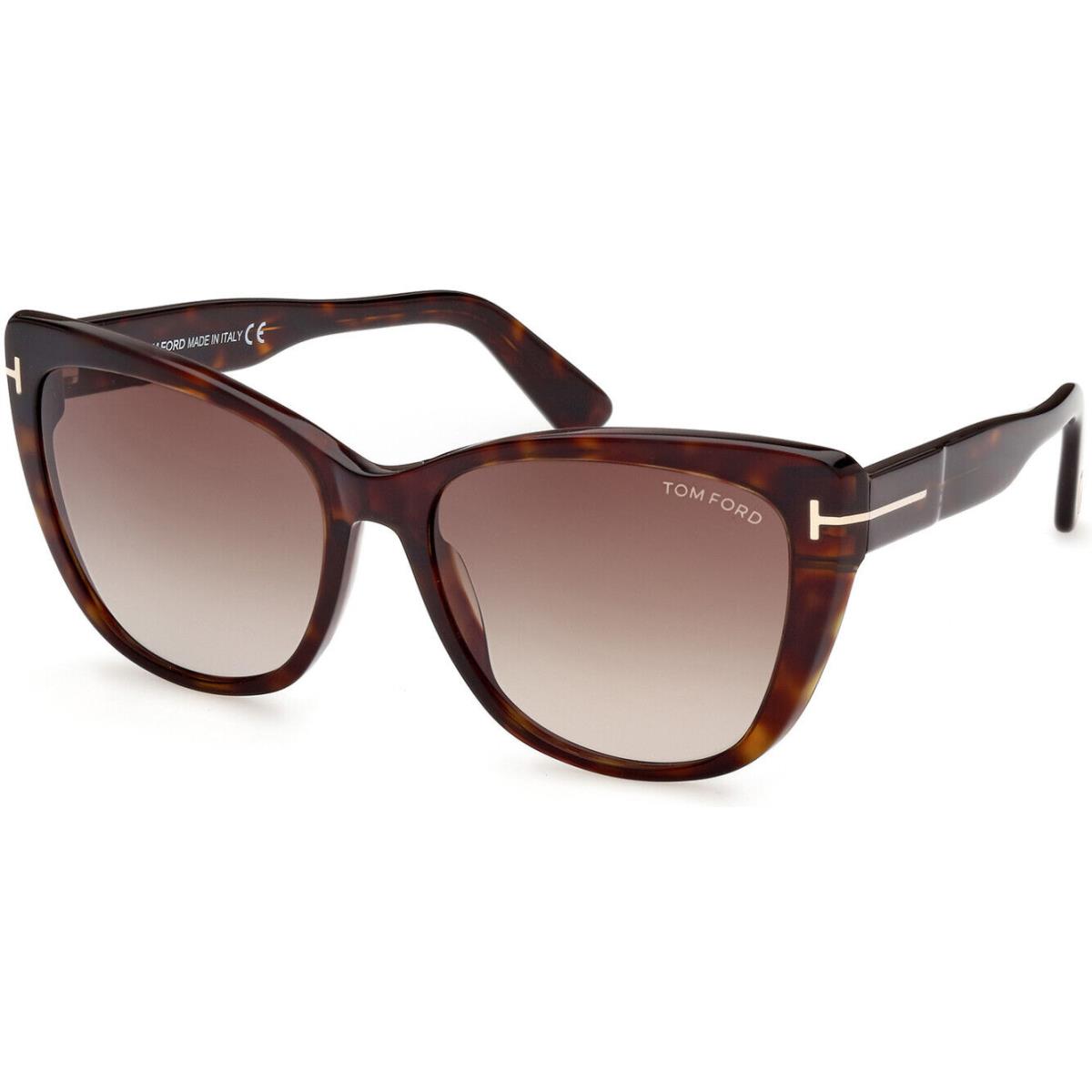 Tom Ford Nora FT0937 52K Shiny Classic Dark Havana / Gradient Roviex 71MM