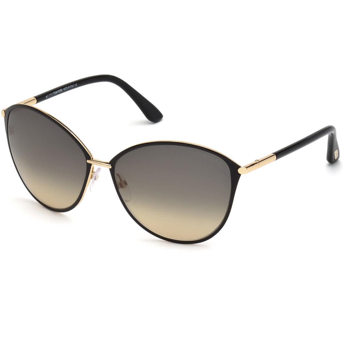 Tom Ford TF 320 FT0320 Shiny Rose Gold Gradient Smoke 28B Sunglass 59MM - Frame: Pink, Lens: Gray