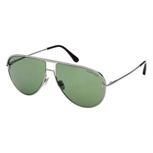 Tom Ford FT0924-12N-60 Shiny Dark Ruthenium Sunglasses