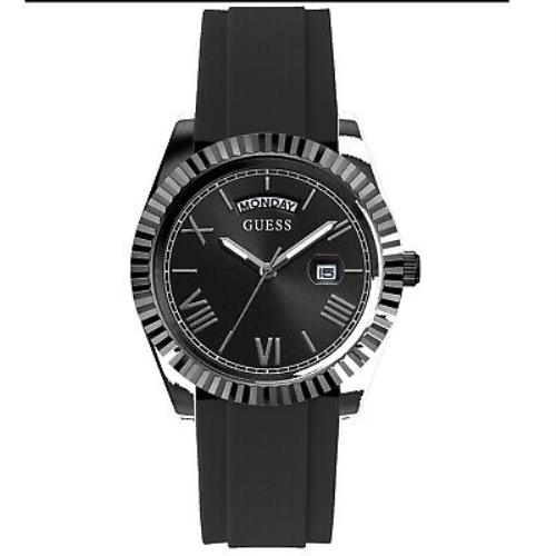 Guess Men`s Classic Black Dial Watch - GW0335G1