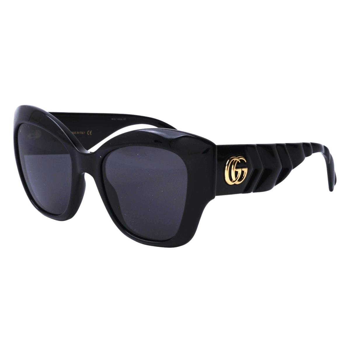 Gucci GG 808S Sunglasses 001 Black /gray Lenses Size 53