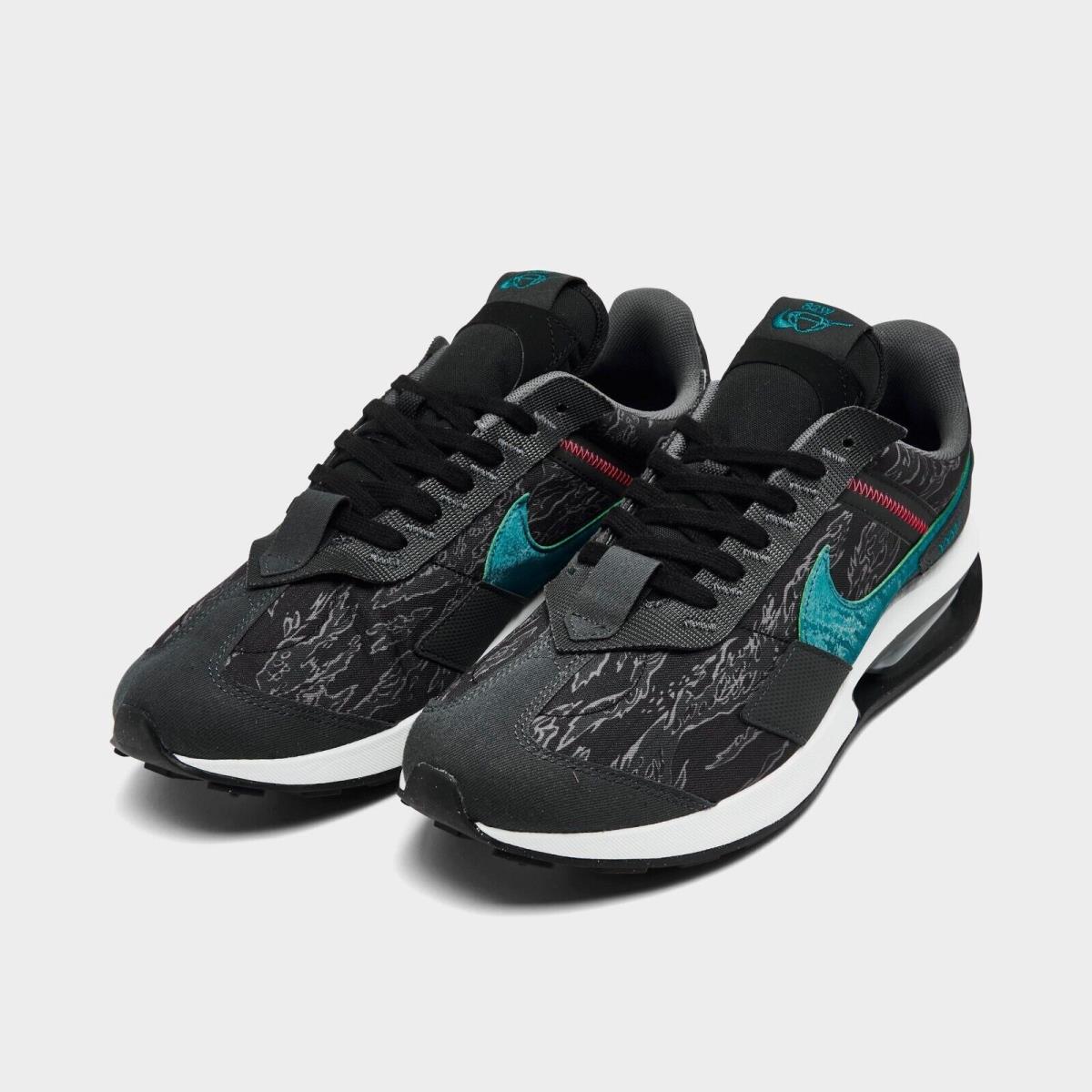 Nike Air Max Pre-day SE Casual Shoes Black / Blue Sz 9.5 DH4642 001