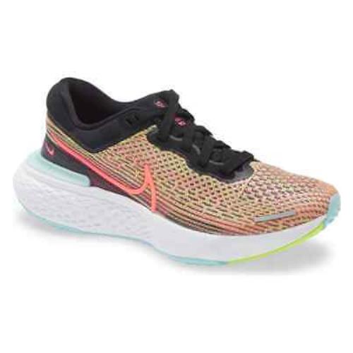 Nike Women`s Zoomx Invincible Run Flyknit Running Shoes Volt/mango 8 B M US