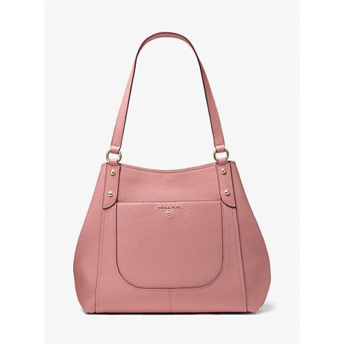 Michael Kors Pink Leather Large Shoulder Bag