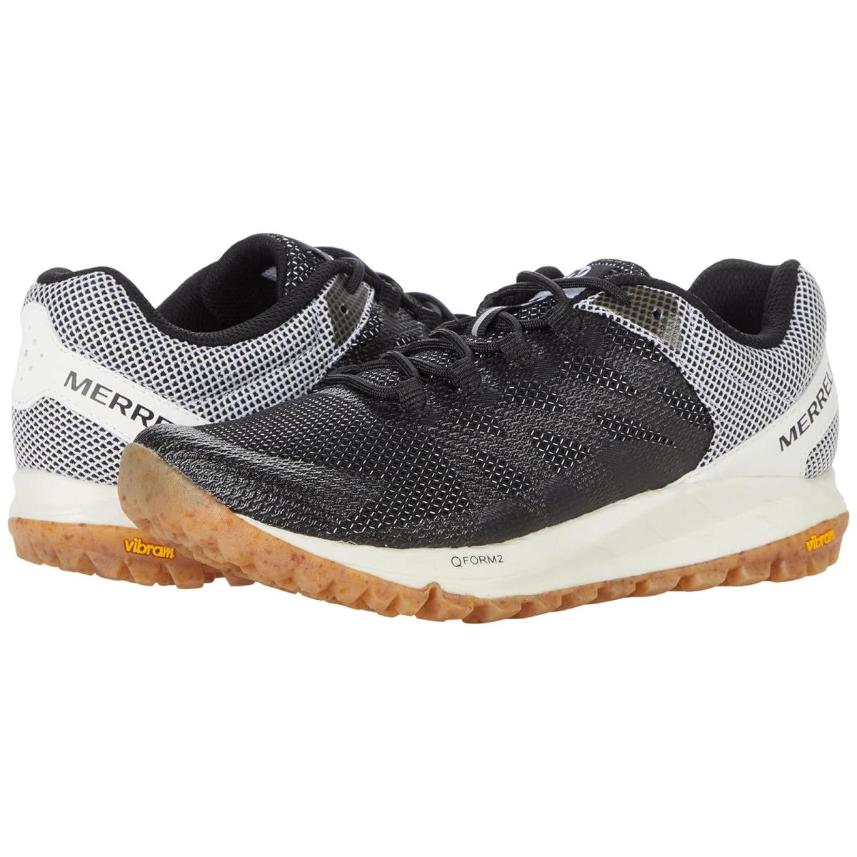 Woman`s Sneakers Athletic Shoes Merrell Antora 2 Solution Dye Black/White