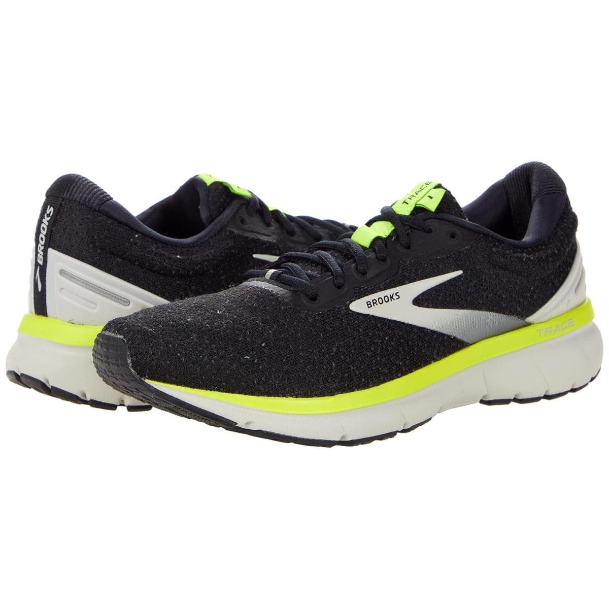 Man`s Sneakers Athletic Shoes Brooks Trace Black/Grey/Nightlife