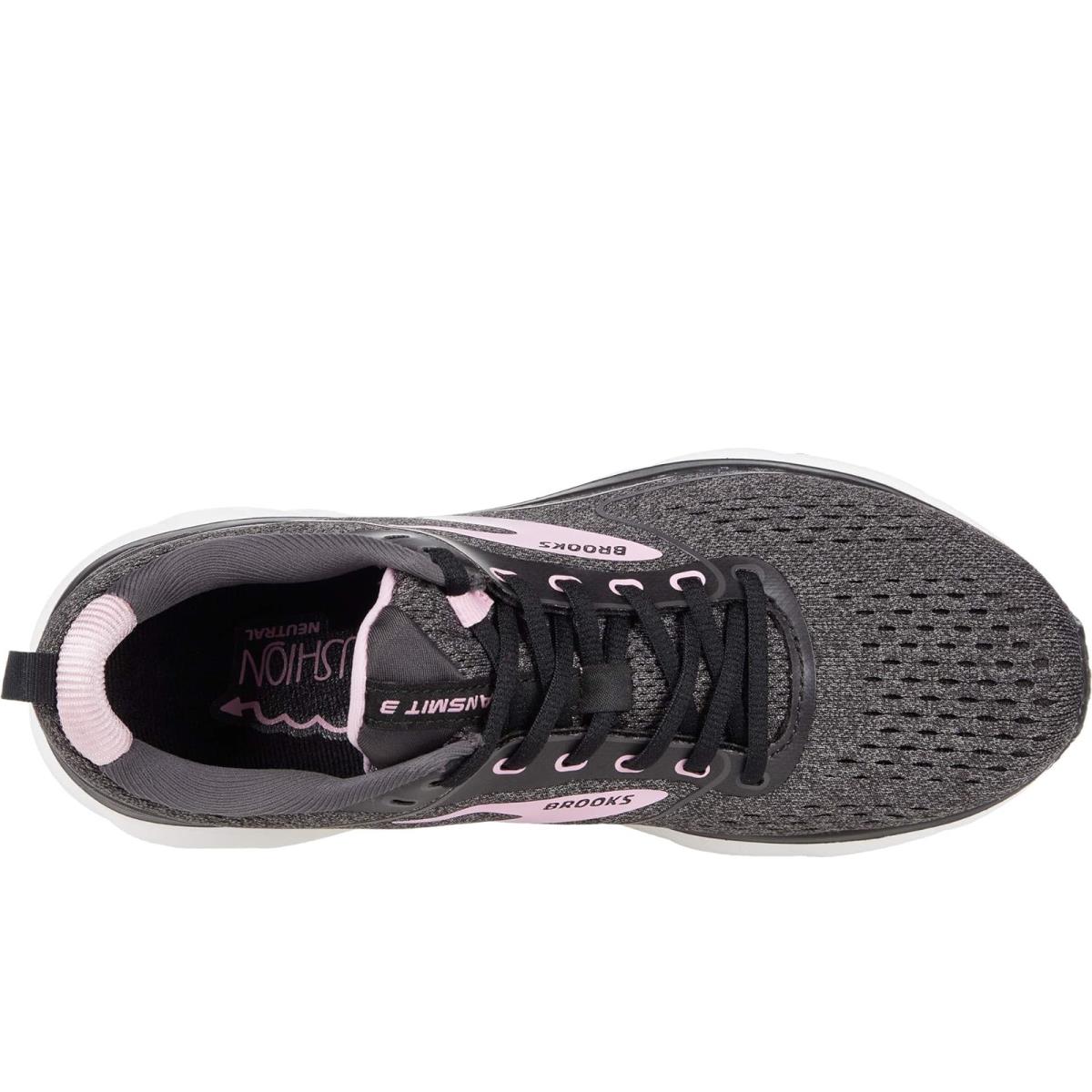 Woman`s Sneakers Athletic Shoes Brooks Transmit 3 Black/Lilac Sachet/Blackened Pearl