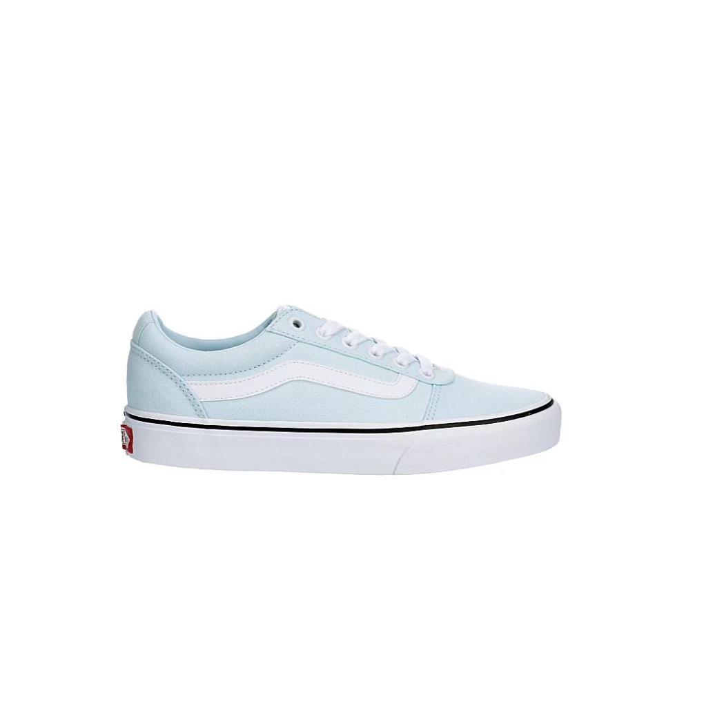 Vans Ward Waffle Low Women`s Canvas Casual Fashion Shoes Sneakers Sky Blue