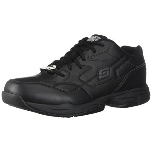 Skechers For Work Men`s Felton Shoe - Choose Sz/col Black