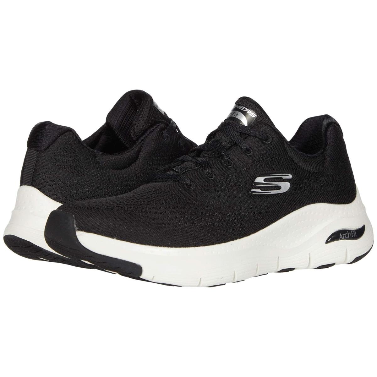 Woman`s Sneakers Athletic Shoes Skechers Arch Fit - Big Appeal Black/White
