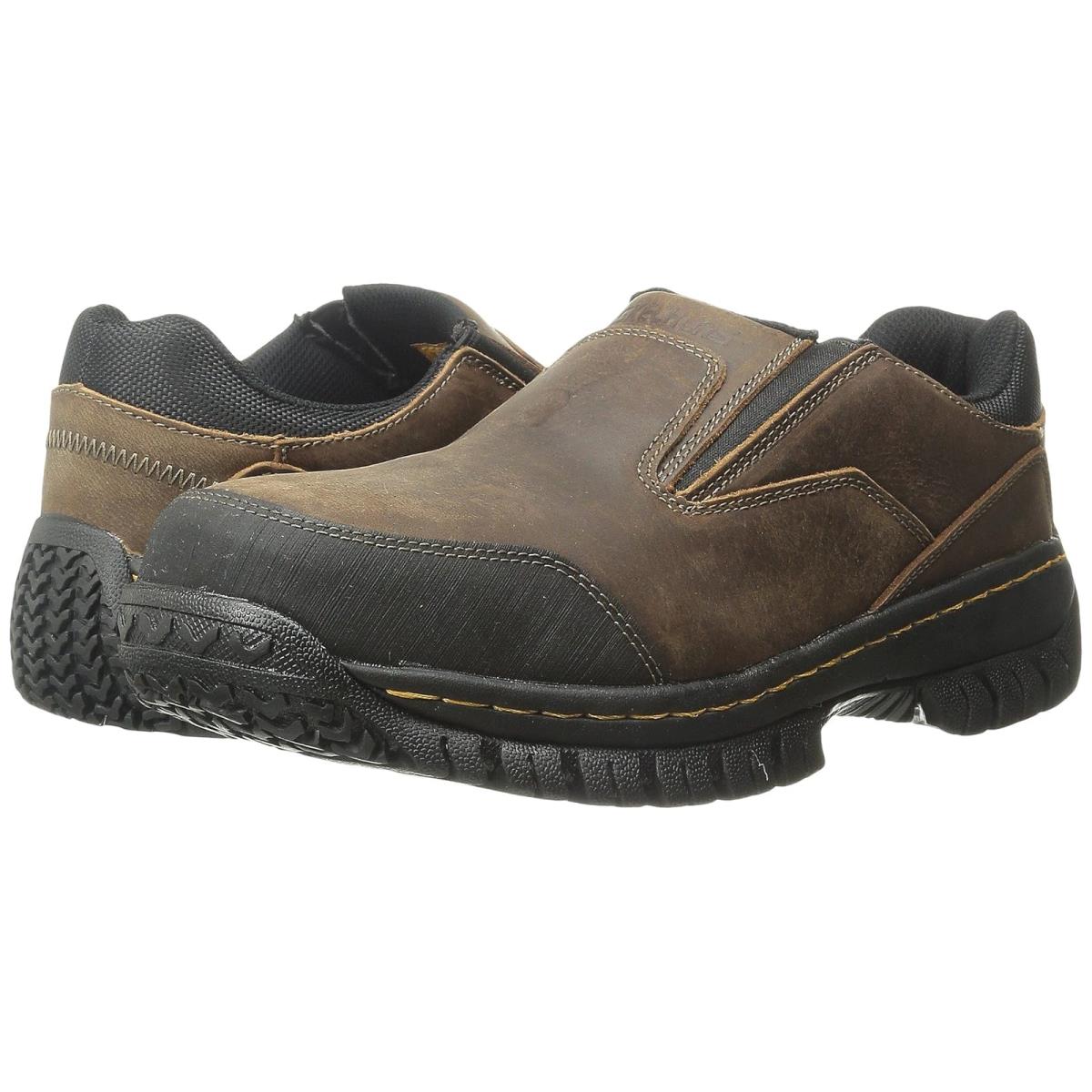 Man`s Sneakers Athletic Shoes Skechers Work Hartan - Brown