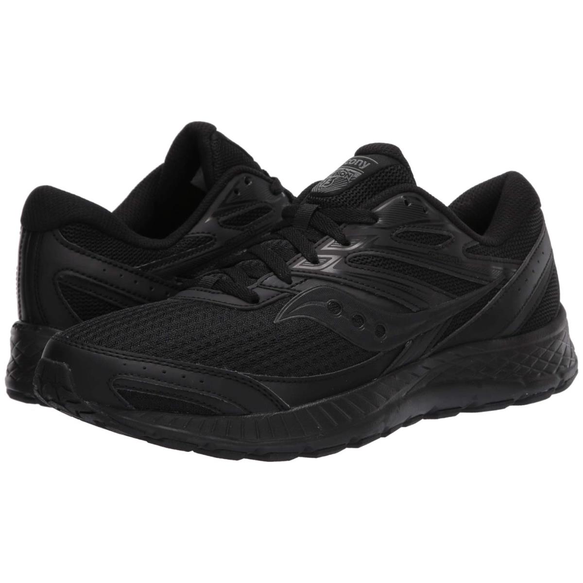 Man`s Sneakers Athletic Shoes Saucony Versafoam Cohesion 13 Black/Black