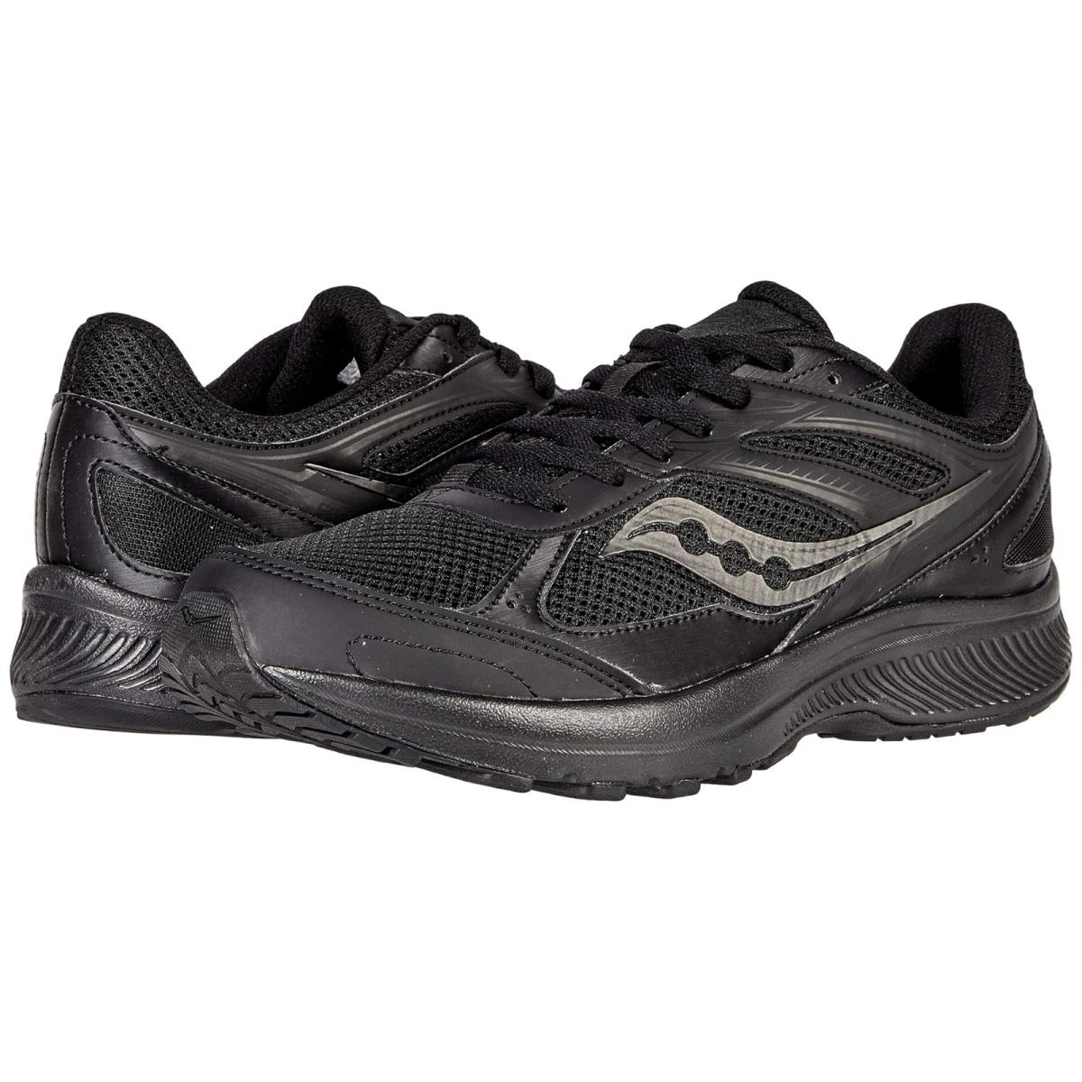 Woman`s Sneakers Athletic Shoes Saucony Cohesion 14 Black/Black