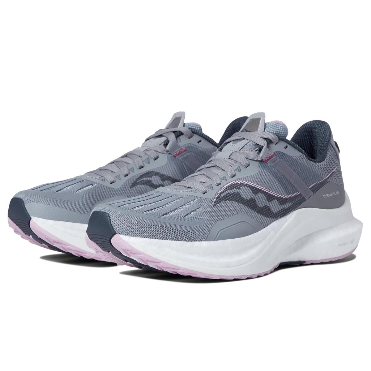 Woman`s Sneakers Athletic Shoes Saucony Tempus - Alloy/Quartz