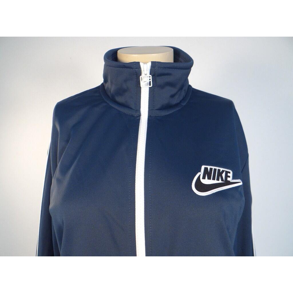 Nike Signature Blue Zip Front Track Jacket Women