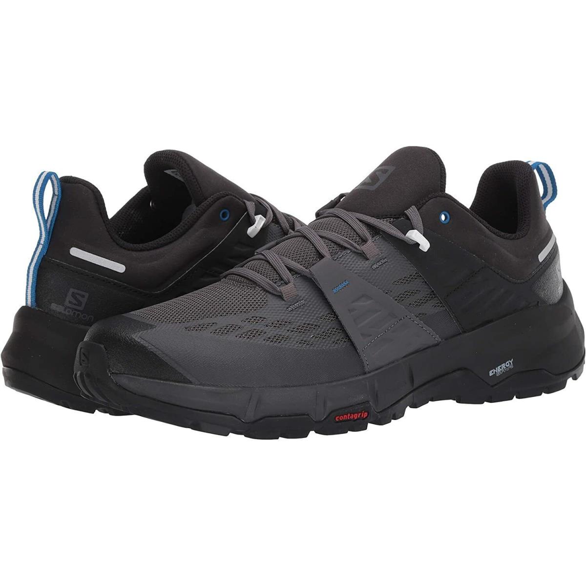 Salomon Odyssey Hiking Shoes Mens - Usa Size 11 - Black / Magnet / Imperial Blue