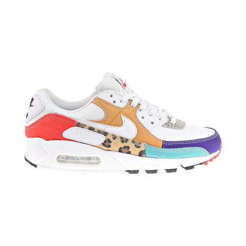 Nike Air Max 90 SE Women`s Shoes White-light Curry-habanero Red DH5075-100