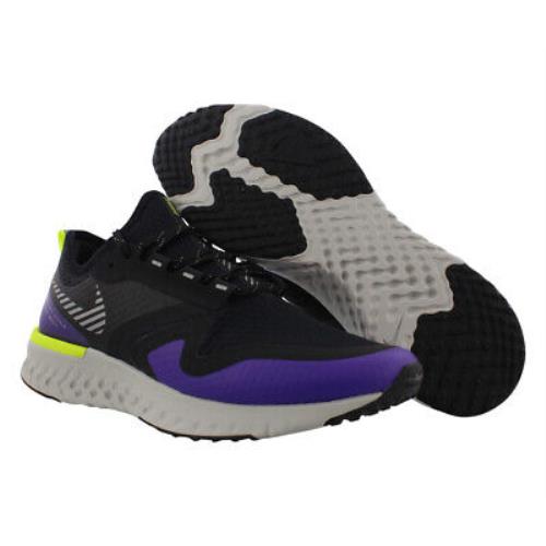 Nike Odyssey React 2 Shield Womens Shoes - Black/Metallic Silver/Purple , Black Main