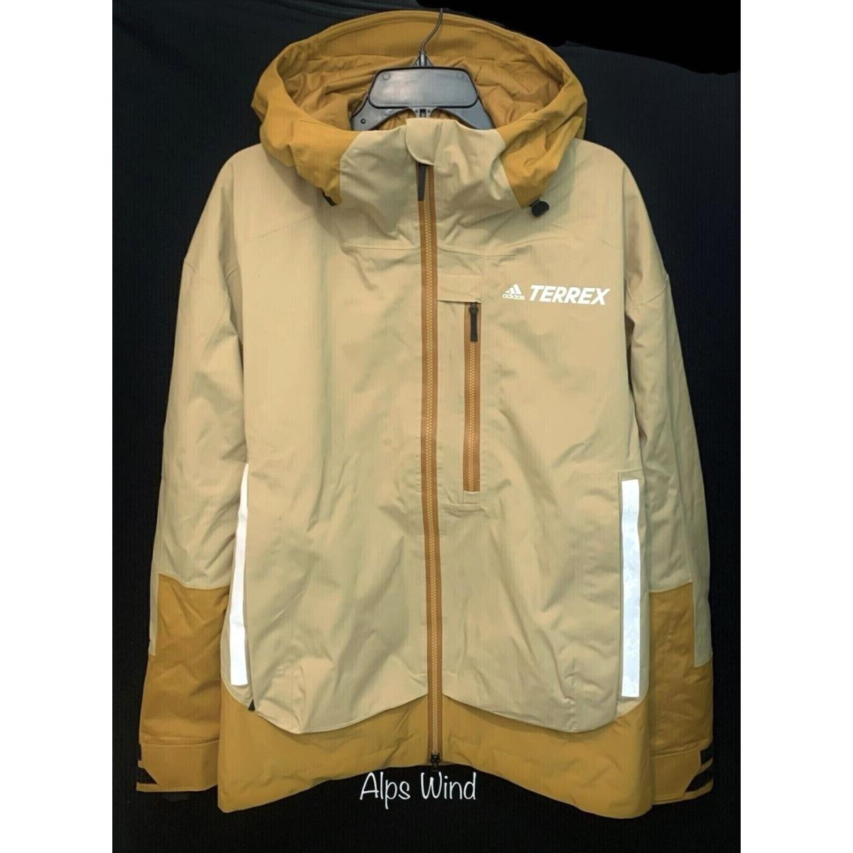Adidas Terrex Myshelter In Jack2l M Snow Jacket in Beigetone Size: M L NWT$350
