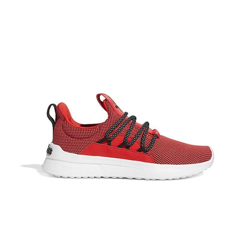 Adidas Lite Racer Adapt V5 Cloudfoam Men`s Slip On Low Athletic Shoes Sneakers Bright Red/White