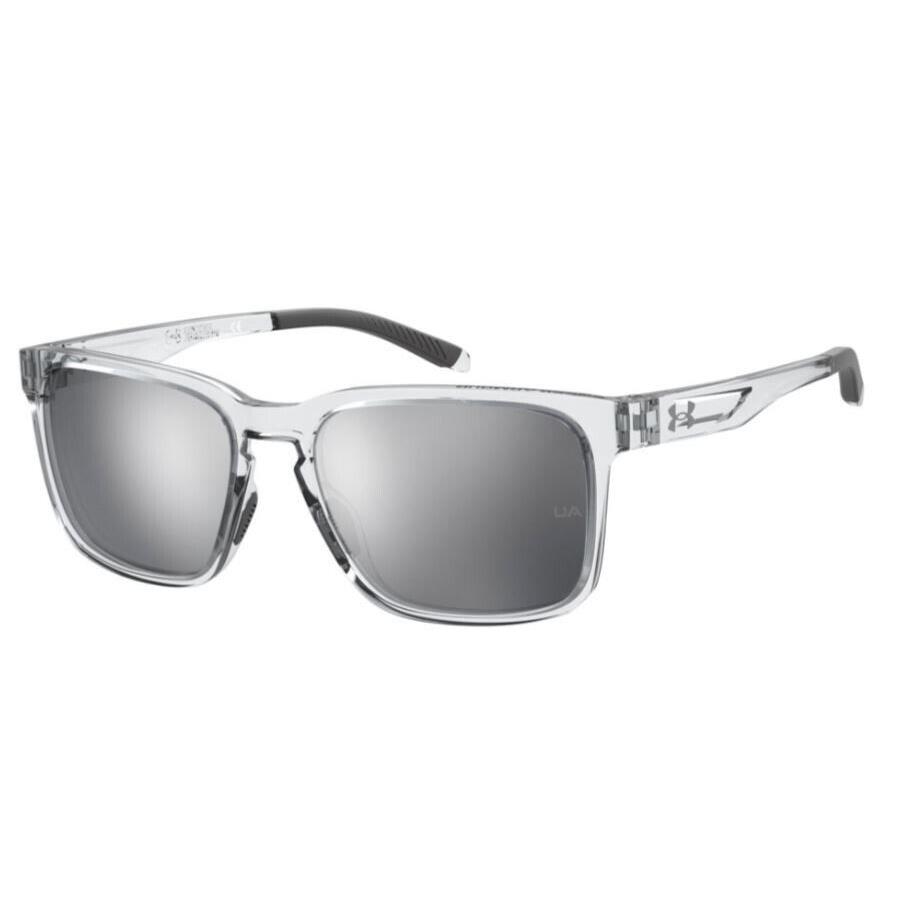 Under Armour UA Assist 2 0900/DC Crystal/silver Mirrored Men`s Sunglasses