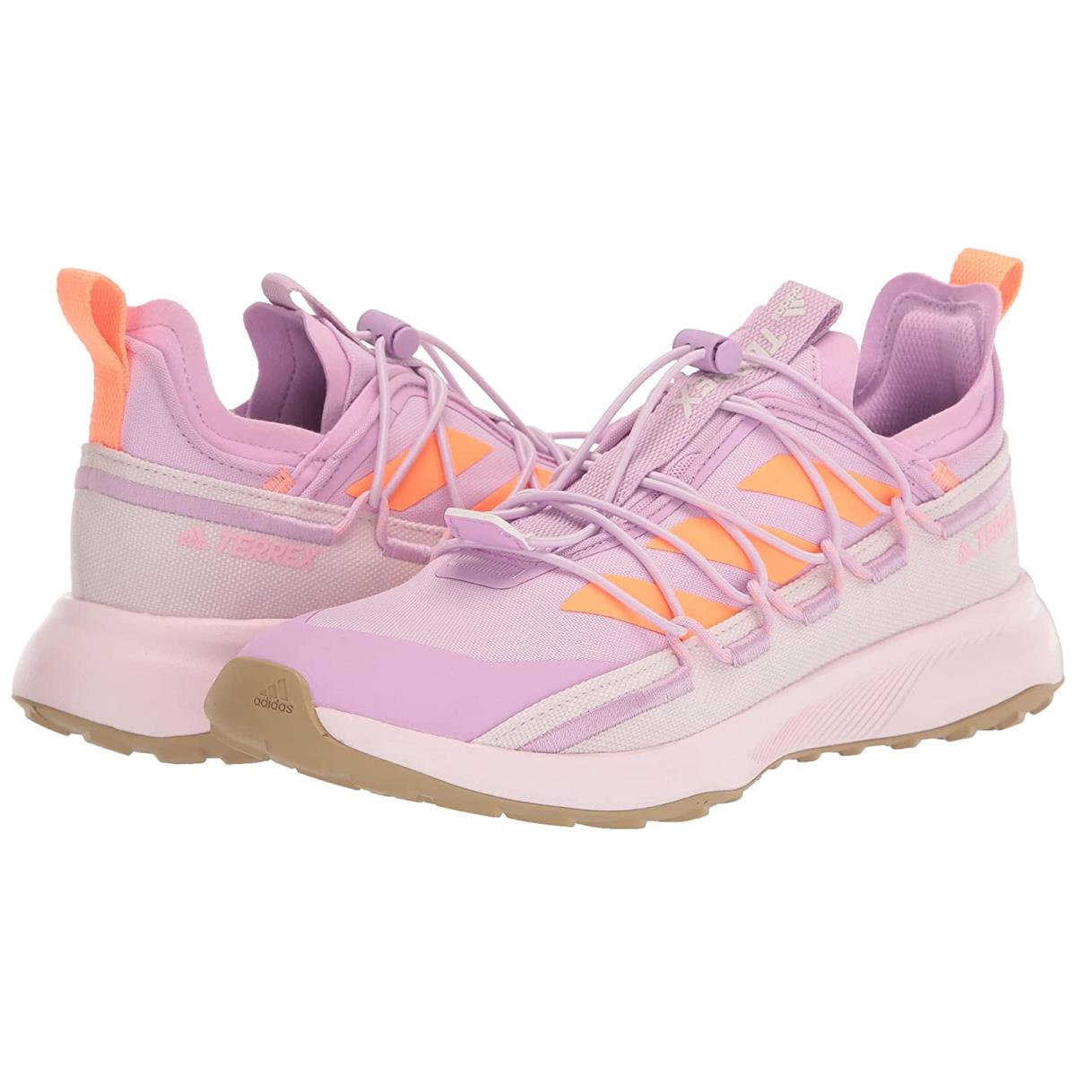 Woman`s Shoes Adidas Outdoor Terrex Voyager 21 Canvas Shoes Bliss Lilac/Beam Orange/Almost Pink