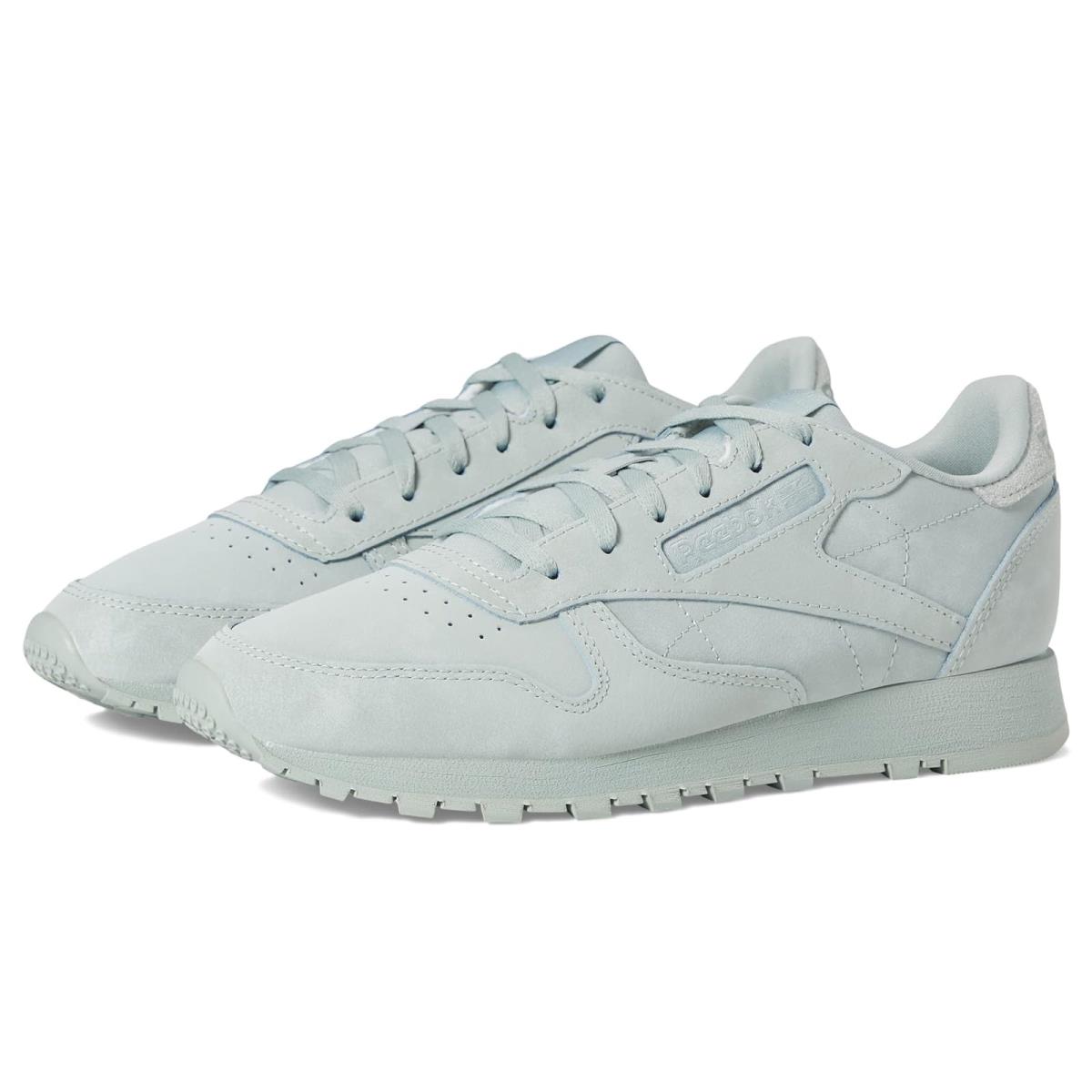 Woman`s Sneakers Athletic Shoes Reebok Lifestyle Classic Leather Sea Spray