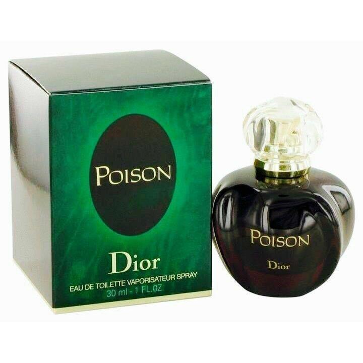 Dior Poison Women`s Eau de Toilette - 1oz/30ml Rare Classic Packaging