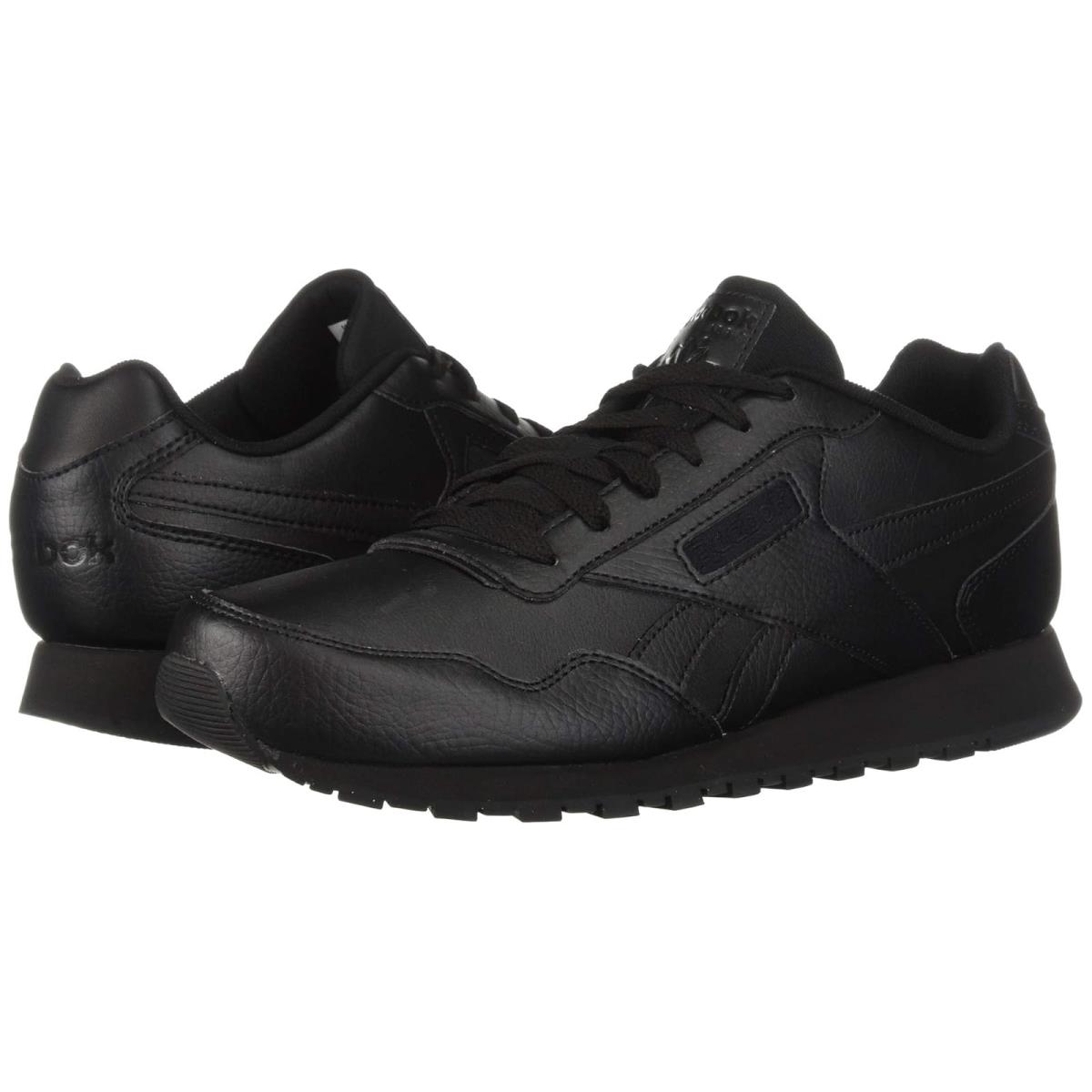 Man`s Sneakers Athletic Shoes Reebok Classic Harman Run Black/Black