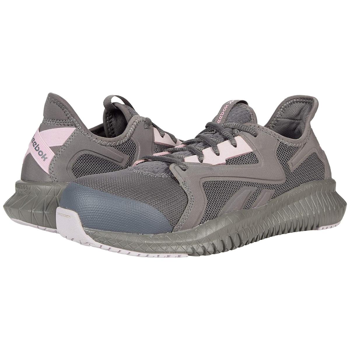 Woman`s Sneakers Athletic Shoes Reebok Work Flexagon 3.0 Work EH Grey/Pink