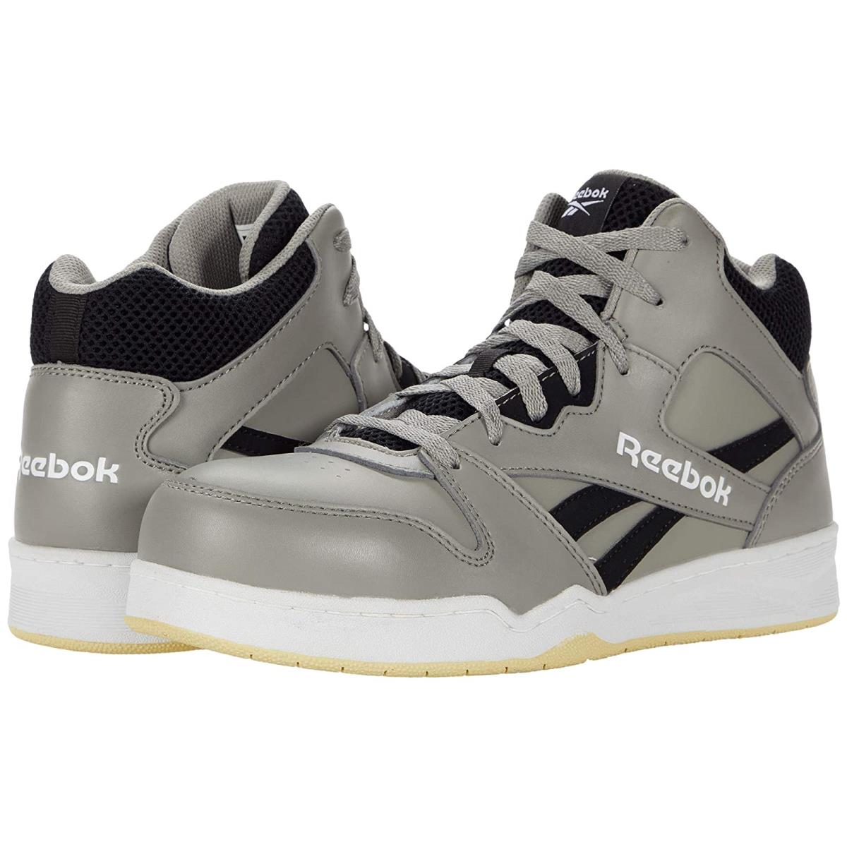 Man`s Sneakers Athletic Shoes Reebok Work BB4500 Work High Top Sneaker Grey/Black