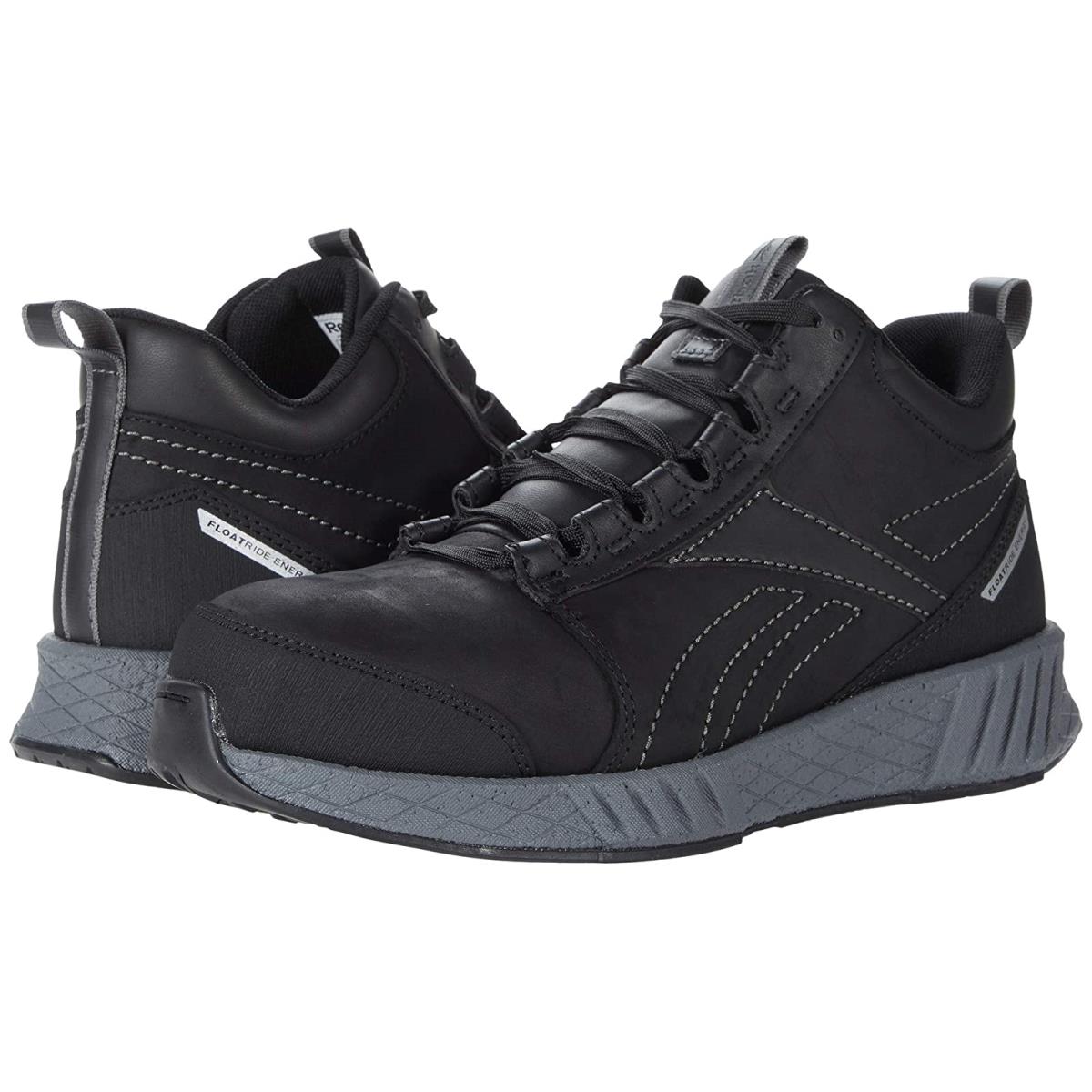 Man`s Shoes Reebok Work Fusion Flexweave Work Composite Toe Black/Grey