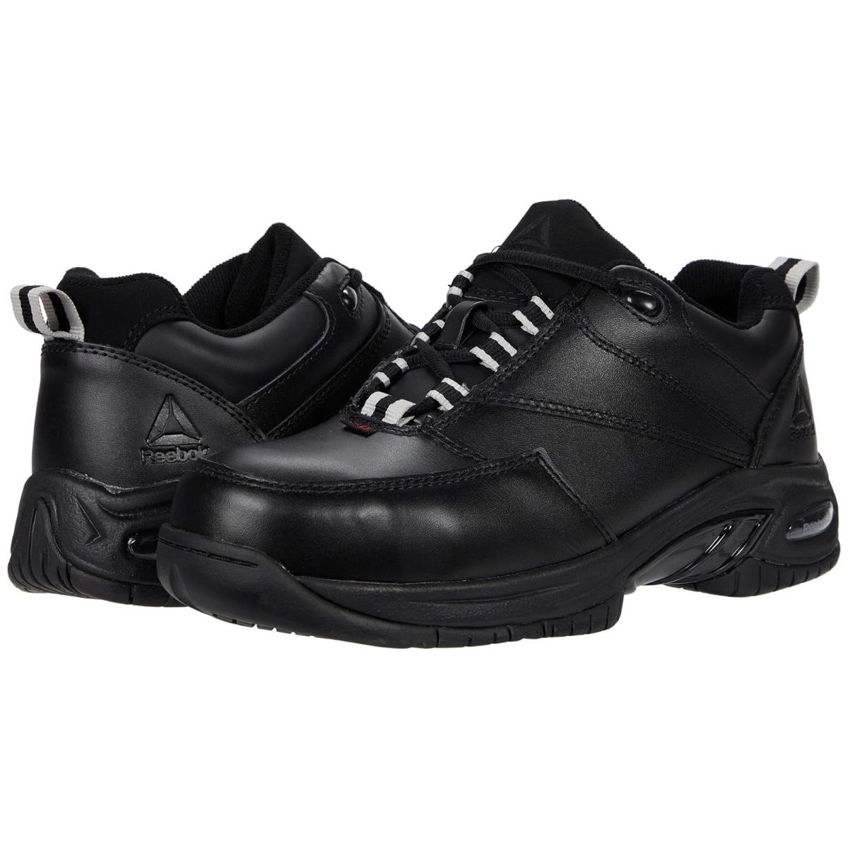 Man`s Sneakers Athletic Shoes Reebok Work Tyak Composite Toe - RB4177 Black