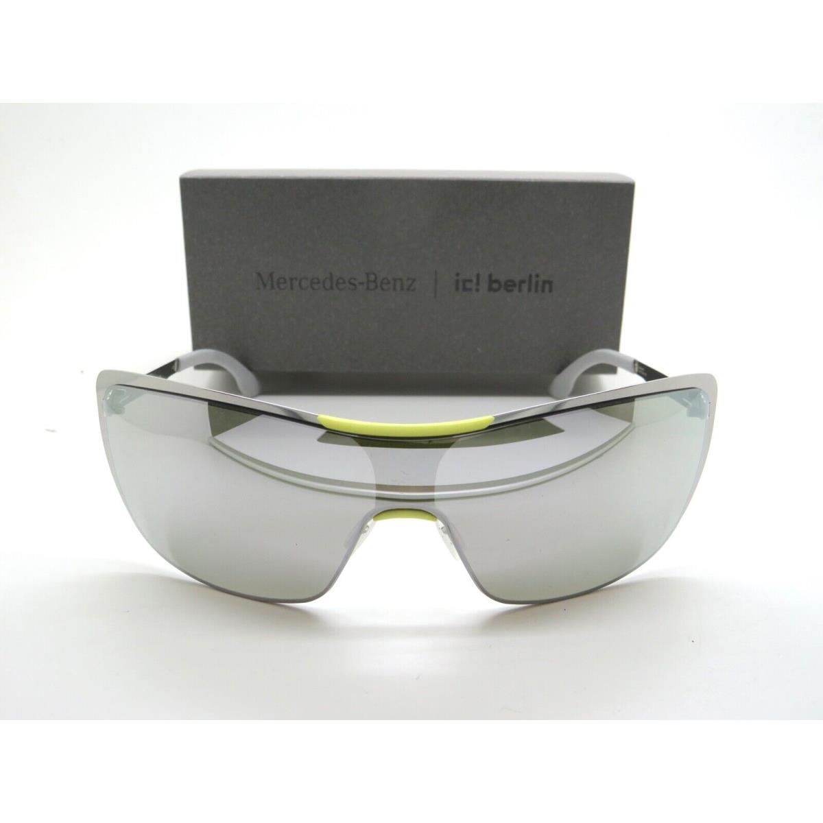 IC Berlin Mercedes Benz MB Shield 02 Chrome/silver Mirror Sunglasses