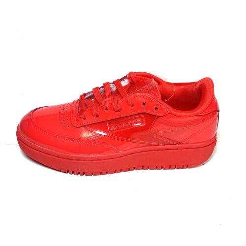 Reebok Club C Double Sneakers Womens Shoes Red FZ5219 Size 6.5