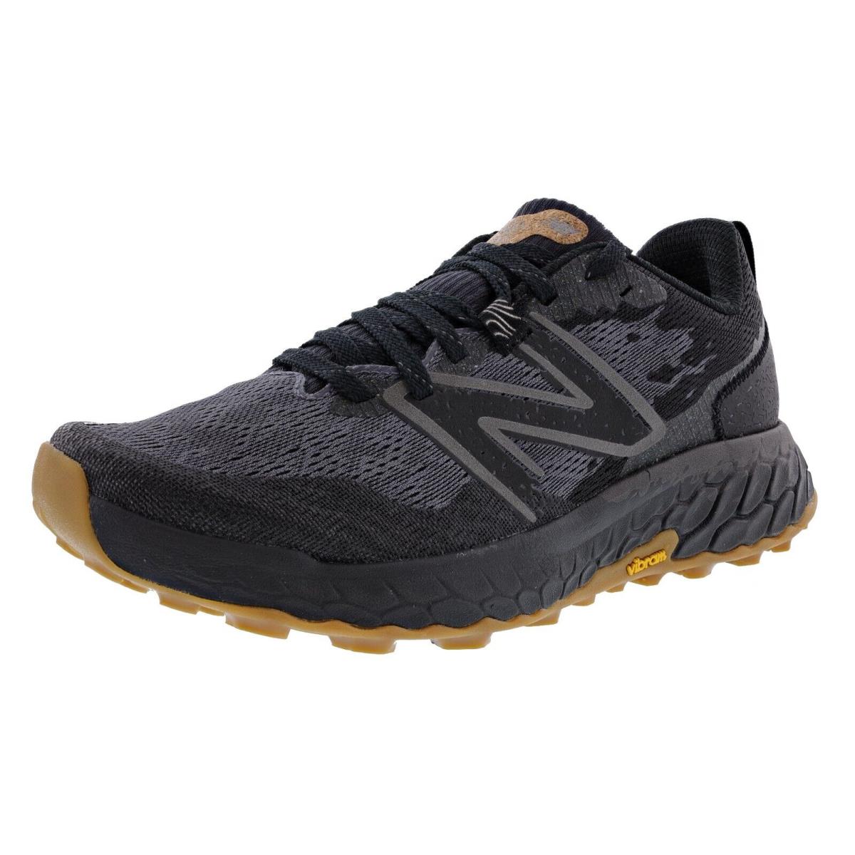 New Balance Men S Fresh Foam Hierro Mthier V7 Trail Running Shoes BLACK / BLACK