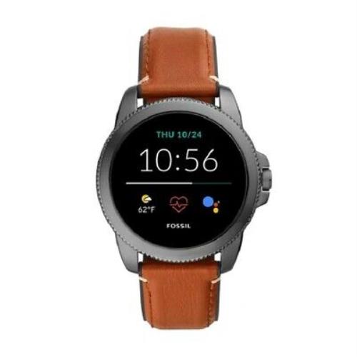 Fossil FTW4055V Gen 5E Smartwatch Brown Leather