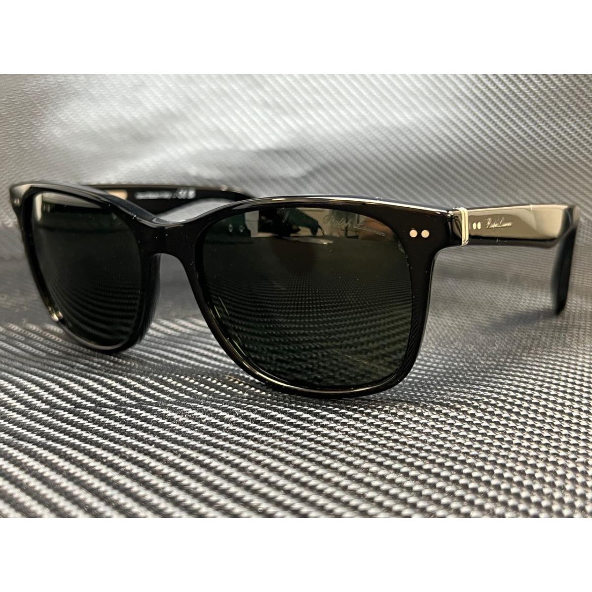 Ralph Lauren RL8162P 500152 Shiny Black Square 56 mm Men`s Sunglasses