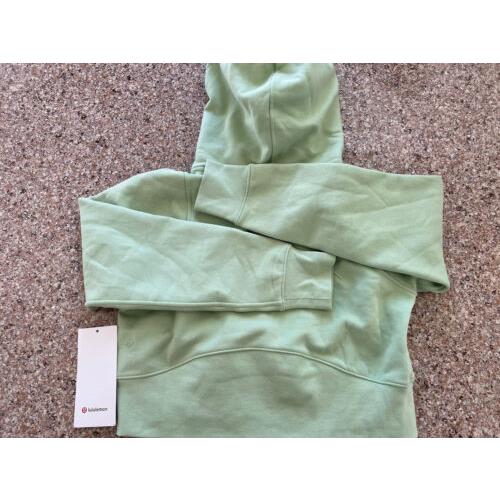 Lululemon Sweatshirt 0 Mint Green Loungeful Cropped Hoodie