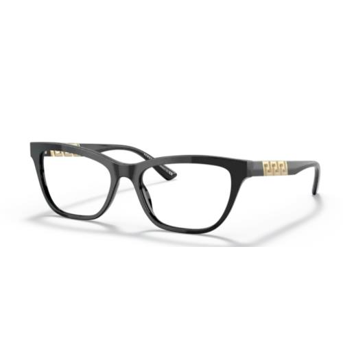 Versace 0VE3318 GB1 Black Soft Square Women`s Eyeglasses